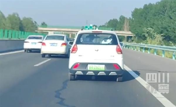 高速公路惊现“老头乐” 车速仅60码