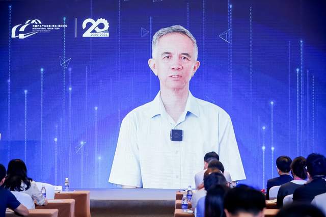 中国工程院院士、北京理工大学教授孙逢春在泰达汽车论坛生态专场二上发表致辞