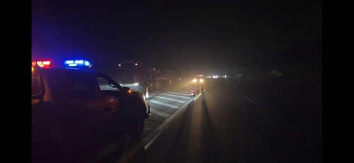 河北高速交警：大雾中的坚守