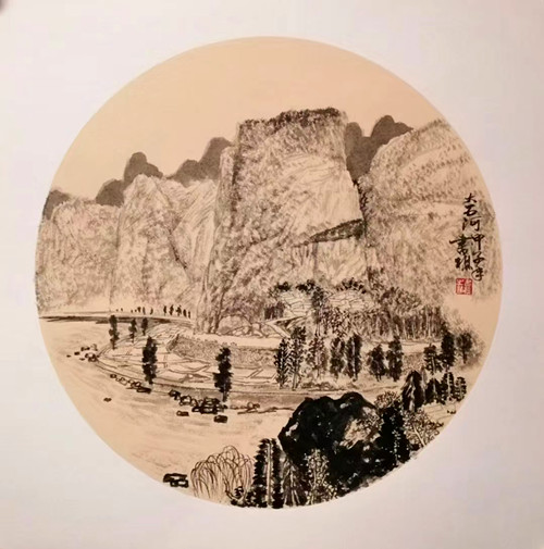 房山区美协主席王书樵的书画扎根乡土